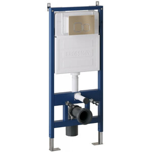 Изображение товара Комплект Grossman Cosmo 97.02.310: инсталляция для унитаза 900.K31.01.000, клавиша смыва золото матовое 700.K31.02.310.310