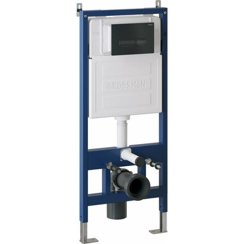 Изображение товара Инсталляция для унитаза Grossman Pragma 97.03.210 с механическим управлением и синим цветом