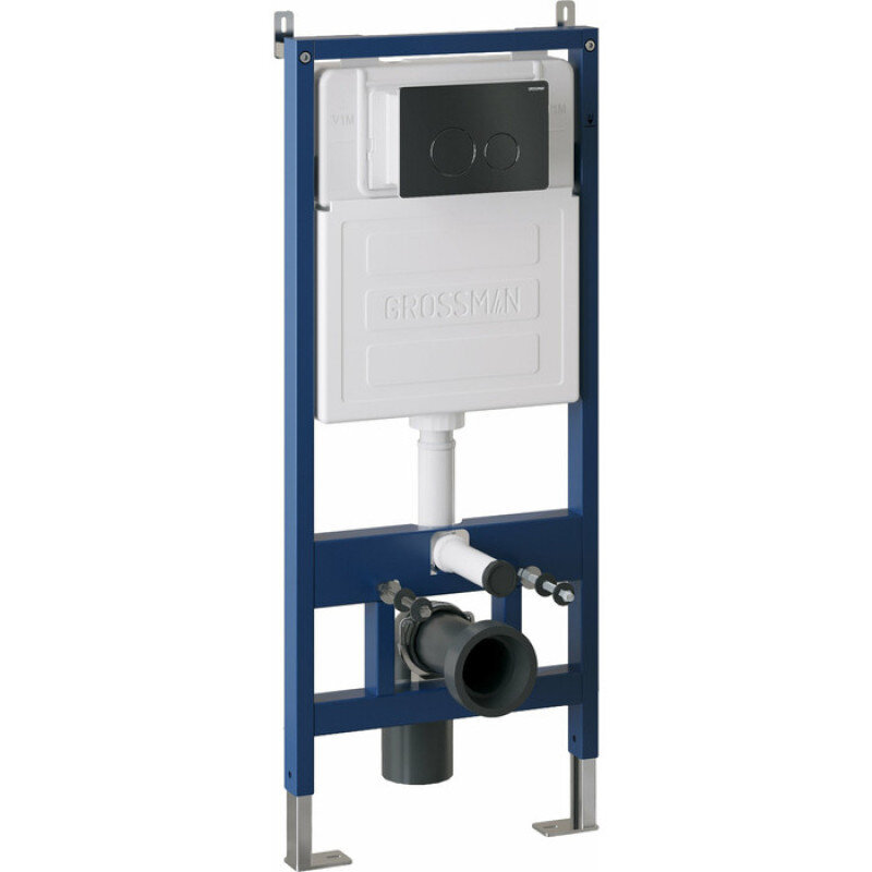 Изображение товара Комплект Grossman Style 97.05.21M инсталляция для унитаза с клавишей смыва