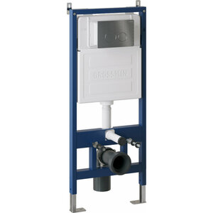 Изображение товара Инсталляция для унитаза Grossman Style 97.05.42M комплект с клавишей графит сатин Германия