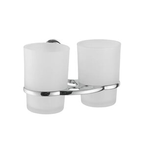 Изображение товара Стакан для щеток Maretti Karla KA8022010 двойной настенный хром