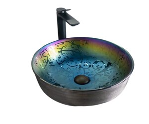 Изображение товара Раковина Gid Esfera D1315h107 53332, 41 см, фаянс, разноцветная