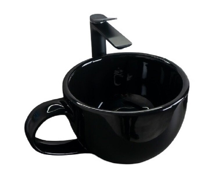 Изображение товара Раковина Gid Creativo Nc9077 52230 — черная 40x30 см