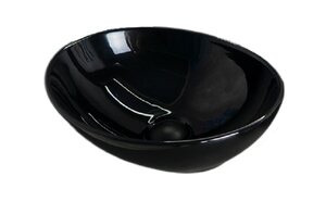 Изображение товара Раковина Gid Lago Nc920 41 см овальная накладная черная Испания