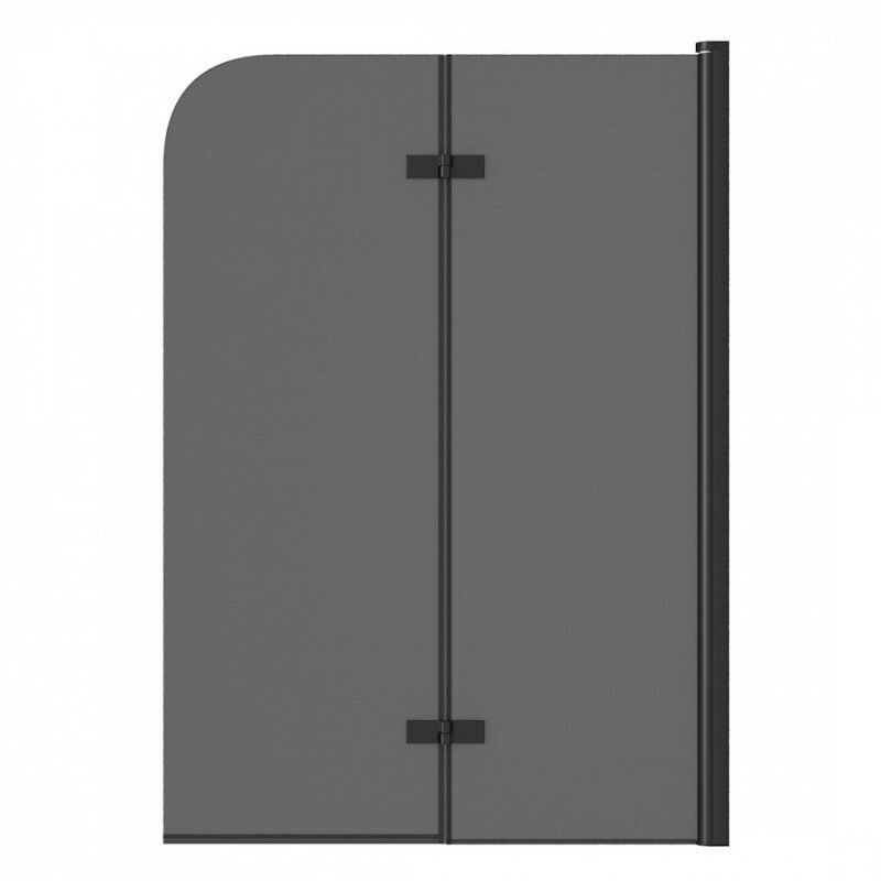 Изображение товара Шторка для ванны Maretti Valentina VA41R100140098 560 стекло 100x140 черный матовый