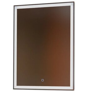 Изображение товара Зеркало Silver Mirrors Riga LED-00003017, 60 х 80 см, с LED-подсветкой, сенсором, подогревом