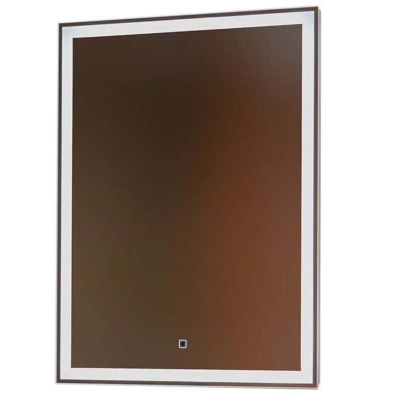 Изображение товара Зеркало Silver Mirrors Riga LED-00003017, 60 х 80 см, с LED-подсветкой, сенсором, подогревом