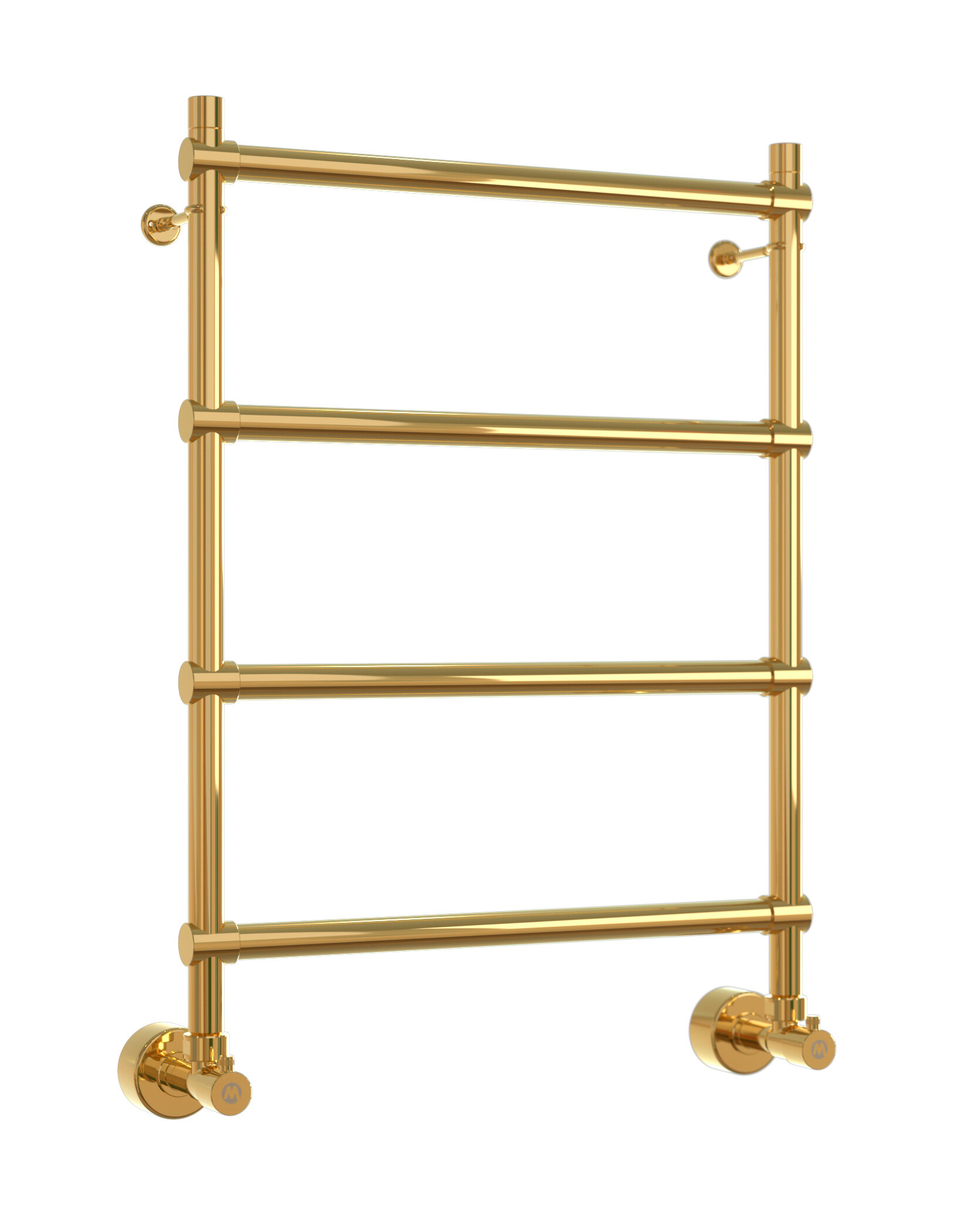 Изображение товара Водяной полотенцесушитель Margaroli Sole 4424704GON золото 72х53.5 см Италия