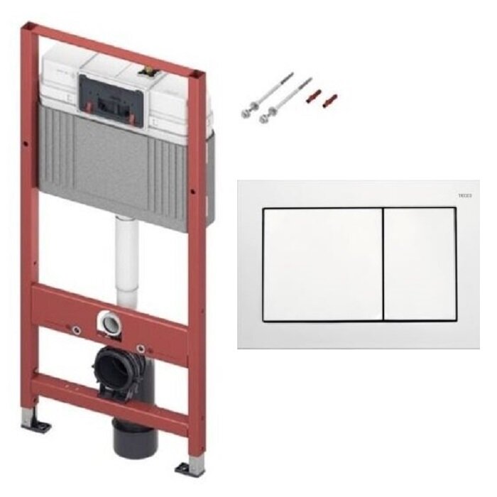 Изображение товара Инсталляция для унитаза TECEbase 9400400 двухрежимный слив клавиша белая