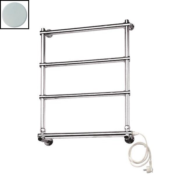 Изображение товара Полотенцесушитель электрический Margaroli Sole 542 BOX 5424704BINB, высота 66 см, ширина 57 см, светлый никель