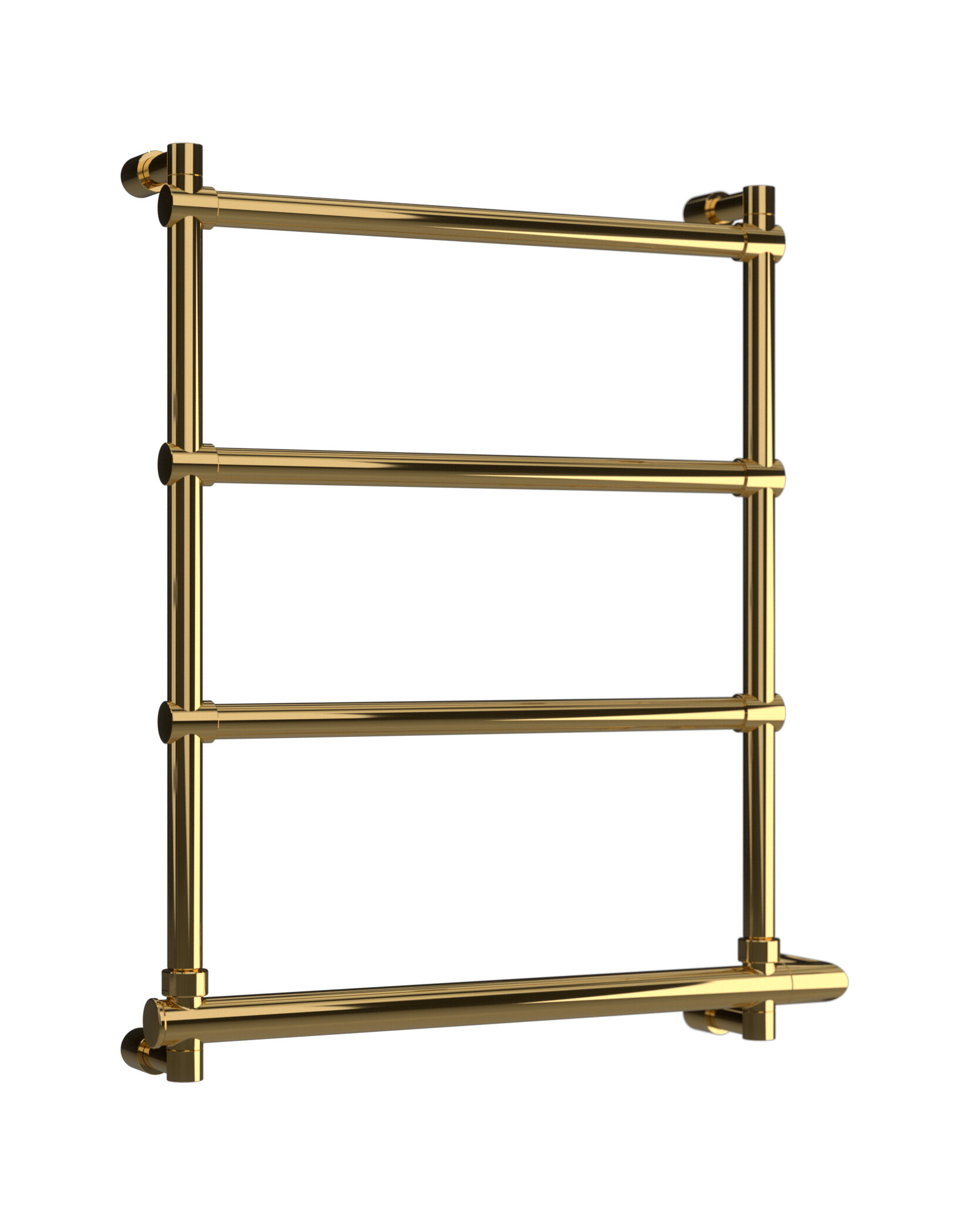 Изображение товара Margaroli Sole 542 BOX 5424704GONB - электрический латунный полотенцесушитель 65.6x57 см, золото