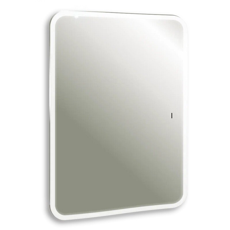 Изображение товара Зеркало с LED-подсветкой Silver Mirrors Stiv 50х70 см, сенсорное, горизонтальная и вертикальная уст