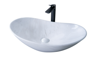 Изображение товара Раковина Gid Lago Ws9811 54468 61 см из фаянса для ванной белая под камень