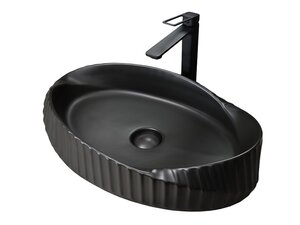 Изображение товара Раковина Gid Creativo Bm888 53358 60 см фаянс черный матовый