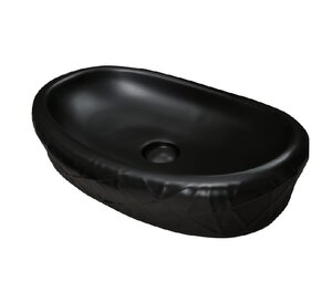 Изображение товара Раковина Gid Creativo Bm777 53357 60 см из фаянса черная матовая