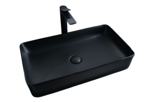 Изображение товара Раковина Gid Geometrico Bm9396 53344 60 см фаянс черная матовая