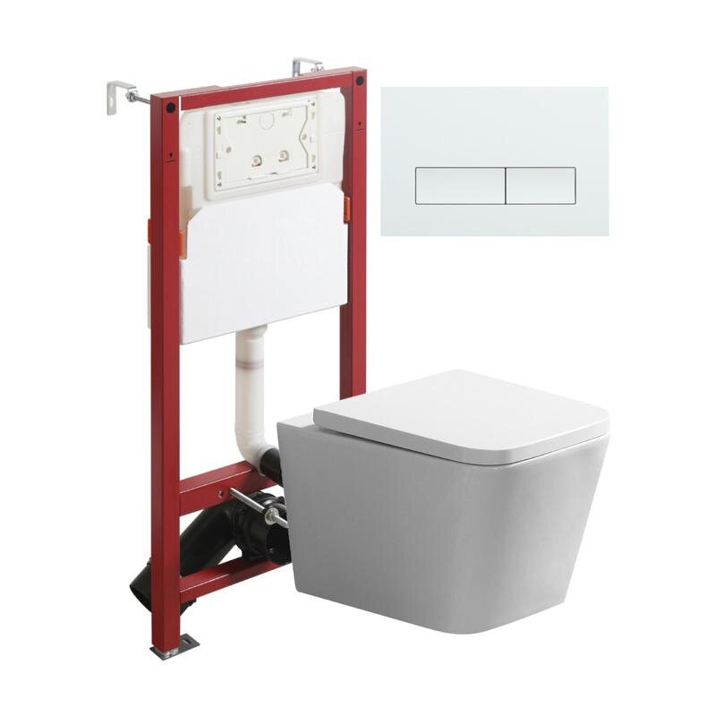 Изображение товара Унитаз подвесной Agger ATI11150+APB288 Tornado с инсталляцией Изображение товара Унитаз подвесной Agger ATI11150+APB288 Tornado с инсталляцией