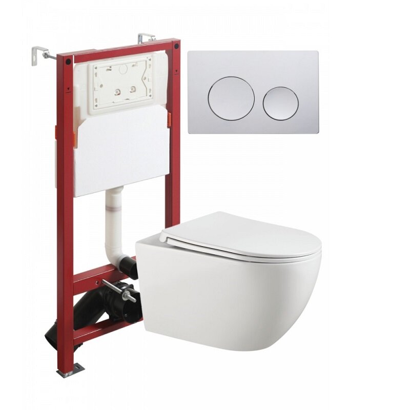 Изображение товара Подвесной унитаз Agger TORNADO безободковый с эффектом торнадо и микролифтом