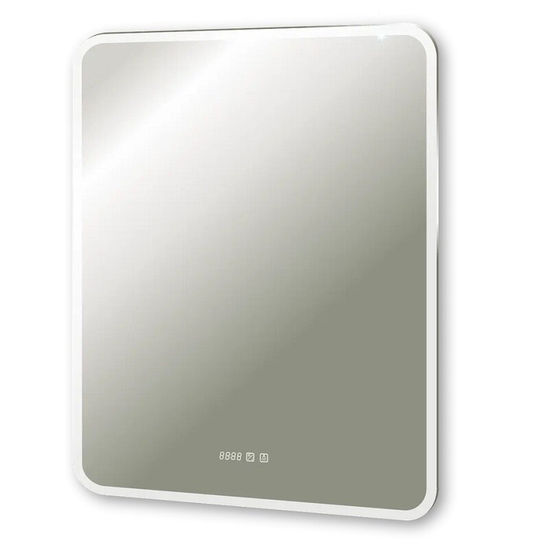 Изображение товара Зеркало Silver Mirrors LED-00002827 с LED-подсветкой и часами Изображение товара Зеркало Silver Mirrors LED-00002827 с LED-подсветкой и часами