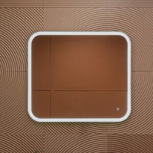 Изображение товара Зеркало Silver Mirrors Stiv LED-00002907, 80 х 70 см, с LED-подсветка, сенсор, горизонтальная и вертикальная установка