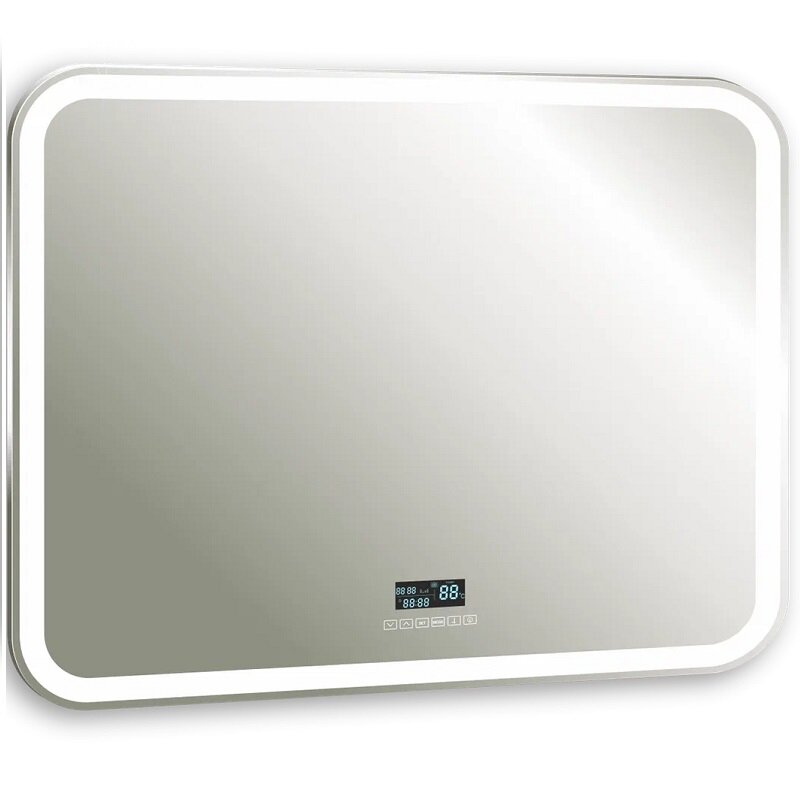 Изображение товара Зеркало Silver Mirrors Stiv с LED-подсветкой сенсорным управлением и функцией антипар 91.5х68.5 см