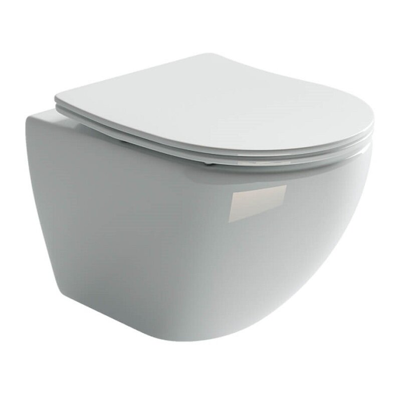 Изображение товара Подвесной безободковый унитаз Ceramicanova Metropol Rimless с крышкой микролифт Изображение товара Подвесной безободковый унитаз Ceramicanova Metropol Rimless с крышкой микролифт