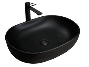 Изображение товара Раковина Gid Lago Bm9026a 53369, 60 см, фаянс, черная матовая