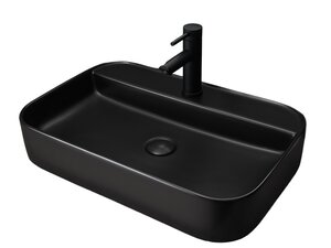 Изображение товара Раковина Gid Geometrico Bm9660 53376 черная матовая 60 см