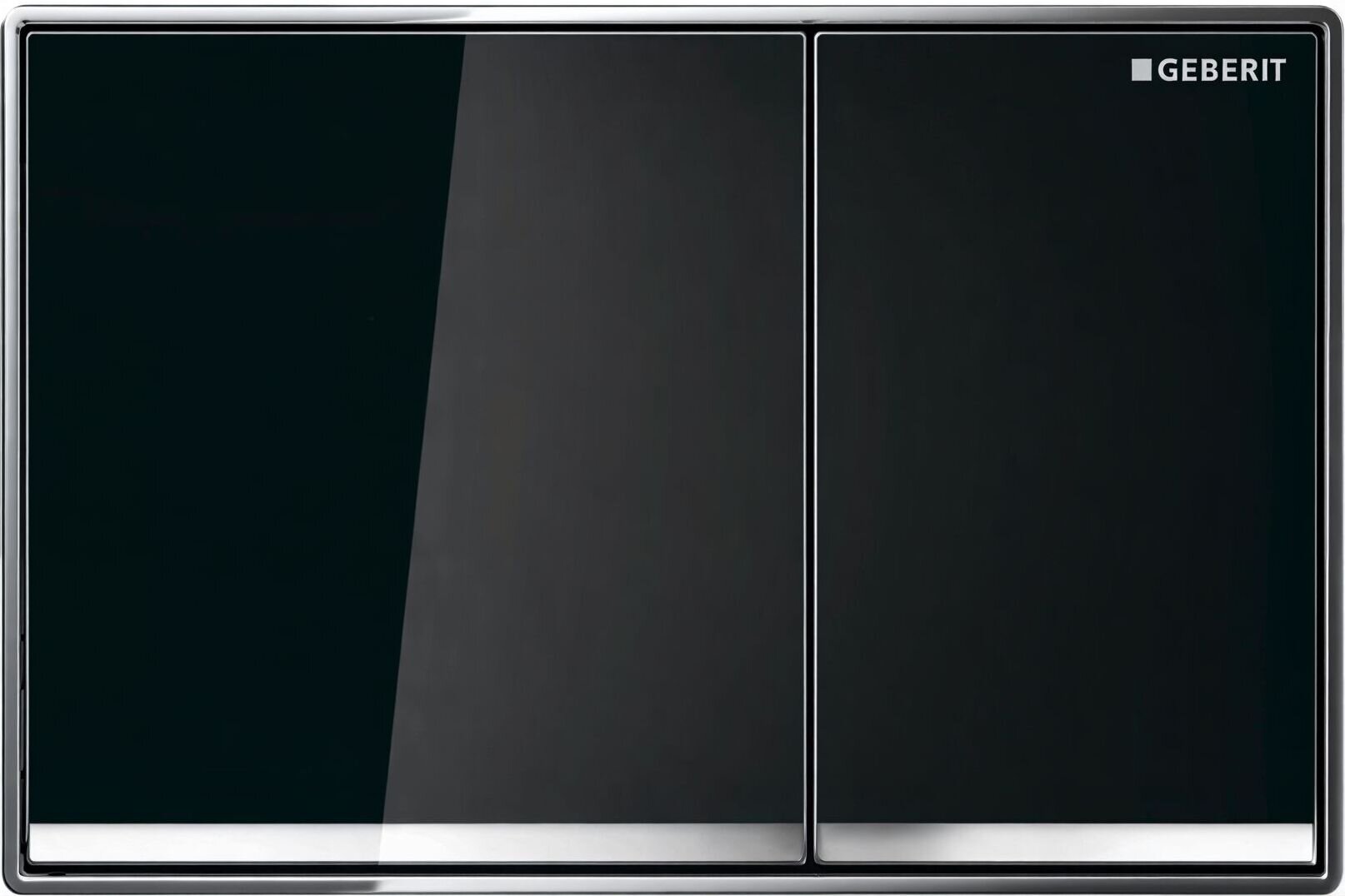 Изображение товара Клавиша смыва Geberit Omega 60, 115.081.SJ.1, механическая, черное стекло