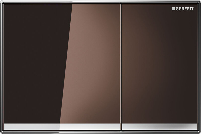 Изображение товара Клавиша Geberit Omega Type 60 115.081.SQ.1 умбра для унитаза с пневматическим управлением