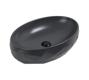 Изображение товара Раковина Gid Lago Dgm9030wx 53406, 60 см, фаянс, серая матовая 