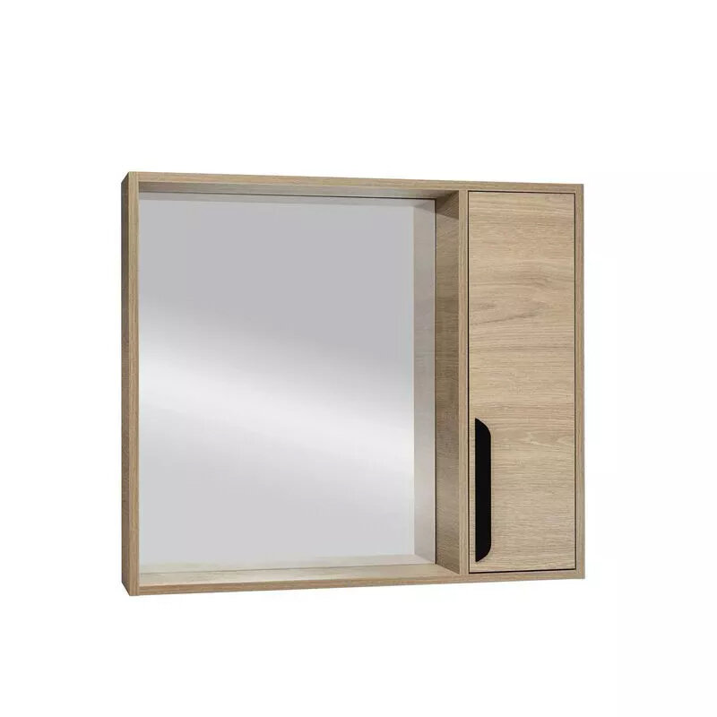 Изображение товара Зеркальный шкаф Viant Кельн VKEL80SD-ZSH 80 см подвесной светлое дерево