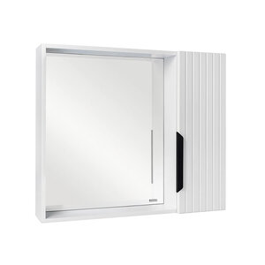 Изображение товара Шкаф зеркальный Viant Сицилия VSIC80BEL-ZSH, 80 см, подвесной, правый, цвет белый