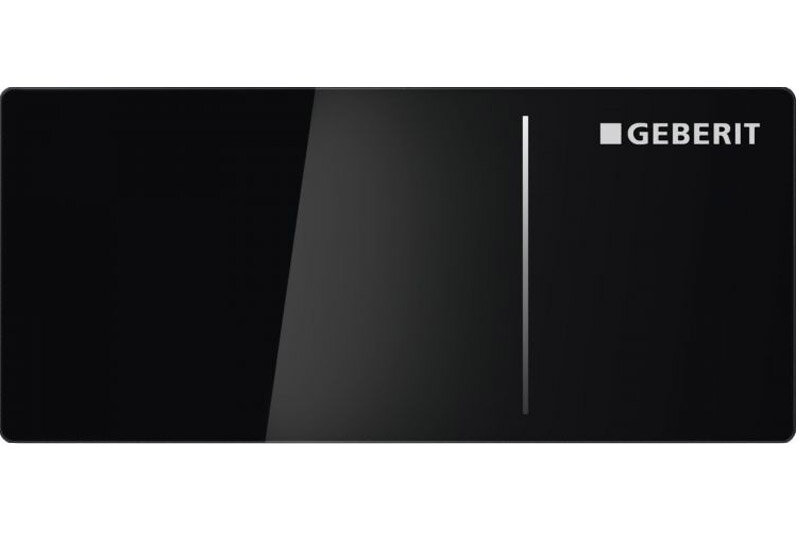 Изображение товара Клавиша Geberit Sigma Type 70 115.635.SJ.1 с пневматическим приводом черное стекло