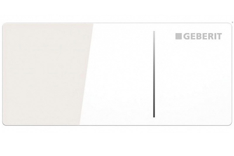 Изображение товара Клавиша Geberit Sigma Type 70 115.635.SI.1 белое стекло для унитаза