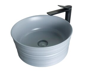 Изображение товара Раковина Gid Esfera Gm969 53335, 41 см, фаянс, серая матовая