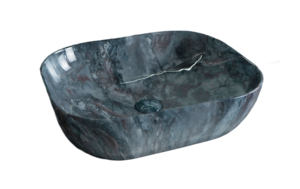 Изображение товара Раковина Gid Geometrico K397G124 54401 50 см фаянс со донным клапаном глянцевая Испания