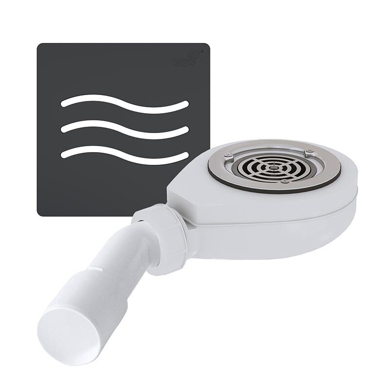 Изображение товара Сифон RGW S-016-1 502411161-02 90 мм графит