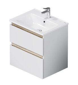 Изображение товара Тумба с раковиной AM.PM X-Joy M85A-FHX0602WG-WCC0602WG, 60 см подвесная, белый