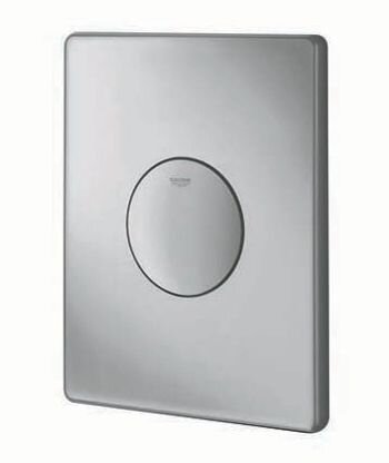 Изображение товара Клавиша смыва Grohe Skate 38573P00 хром матовая для унитаза, пневматический механизм