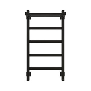 Изображение товара Полотенцесушитель электрический Grota Lore 430х800 RAL9005 EL, ширина 40 см, высота 80 см, с полкой, цвет черный