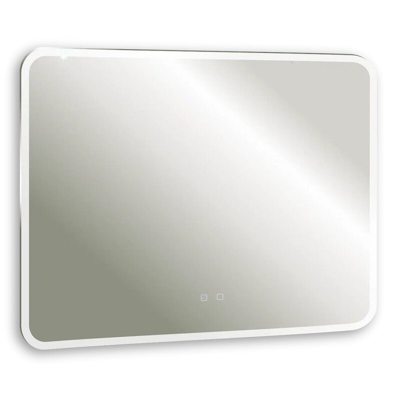 Изображение товара Зеркало Silver Mirrors Stiv-Voice LED-00002618, 100 х 80 см, с LED-подсветка, сенсор, голосовое управление, подогрев