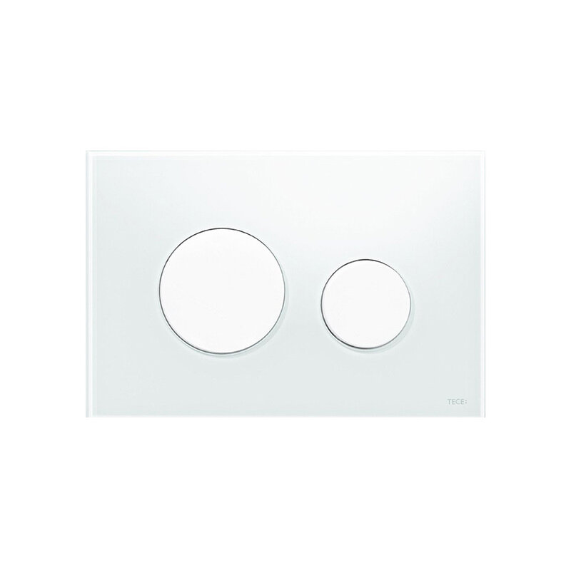 Изображение товара Панель смыва TECE Loop 9240650 белое стекло клавиши для унитаза