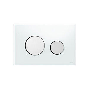 Изображение товара Панель смыва TECE Loop 9240660 белое стекло хром глянцевый клавиши