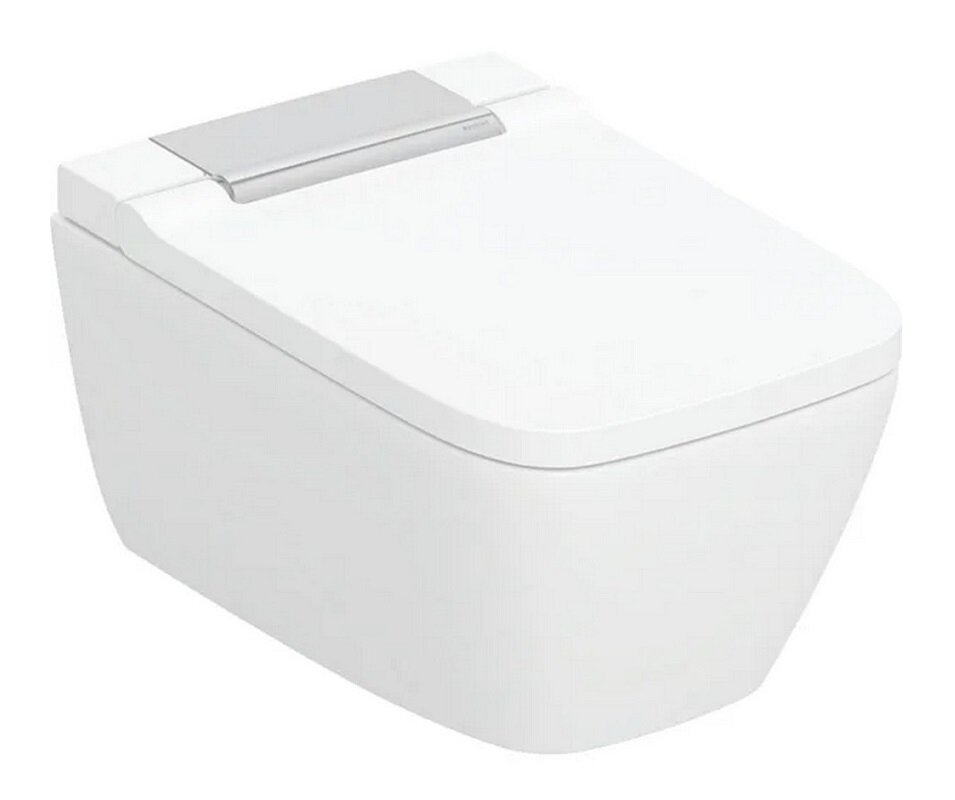Изображение товара Подвесной унитаз-биде Geberit AquaClean Sela Square 146.250.21.1 белый хром