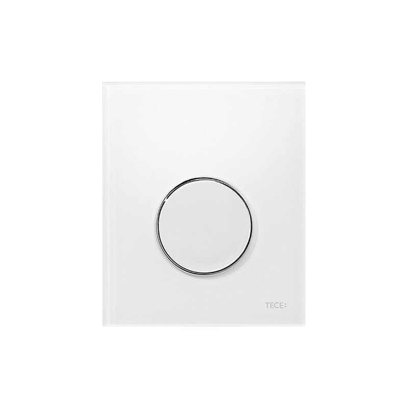 Изображение товара Панель TECE Loop Urinal 9242627 белый хром глянцевый, управление сливом уриниатора