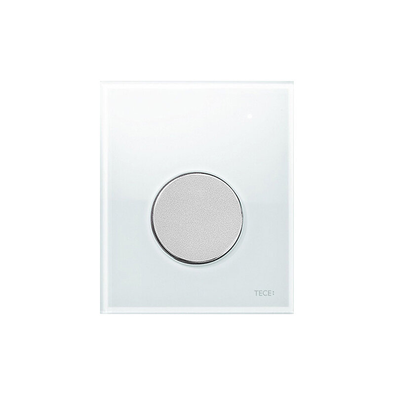 Изображение товара Панель смыва TECE Loop Urinal 9242659 белое стекло хром матовая клавиша