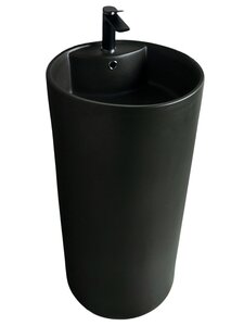 Изображение товара Раковина Gid Autonomo Nb135bg 81109, 45 см, фаянс, напольная, черный графит