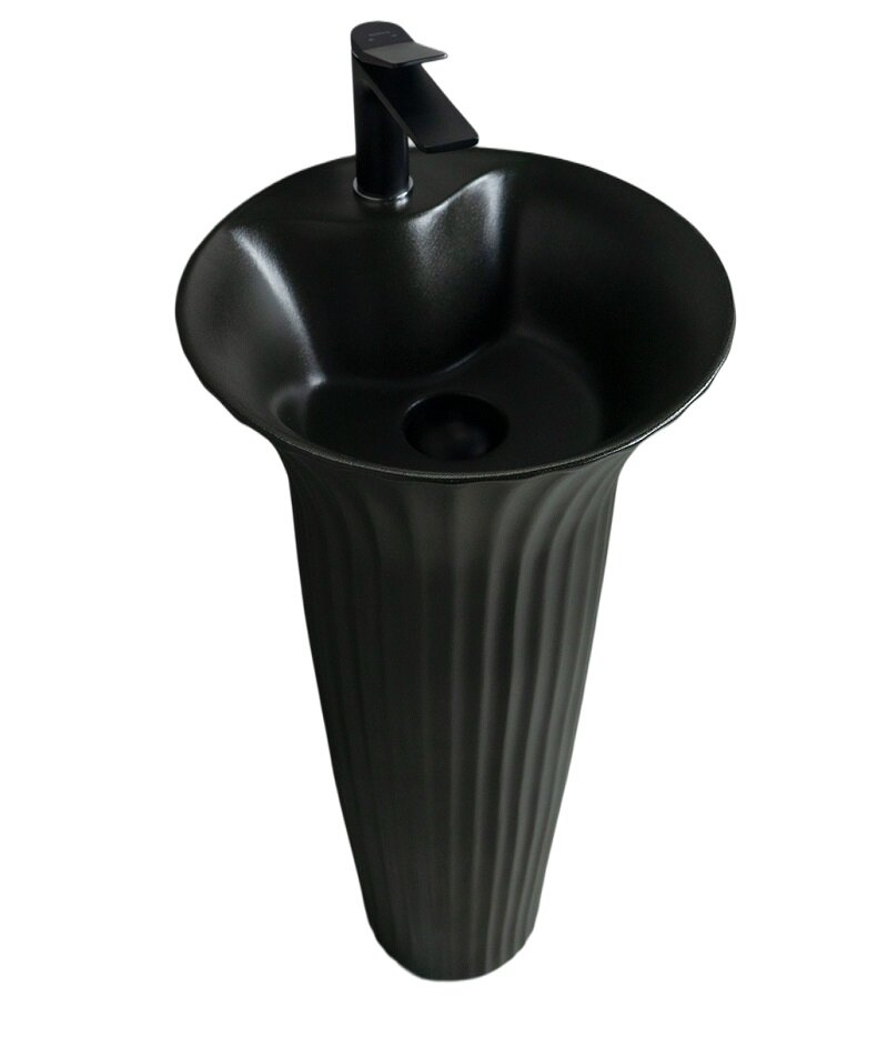 Изображение товара Раковина Gid Autonomo Nb132bg 81114 черный графит 41 см напольная