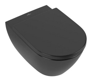 Изображение товара Подвесной унитаз Villeroy & Boch Subway 2.0 5614R0R7, безободковый DirectFlush, pure black